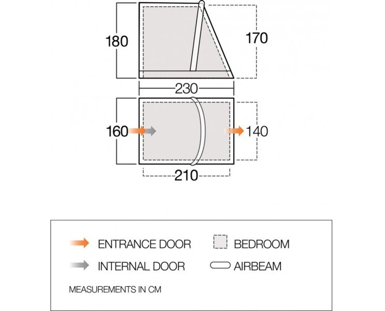 Vango Tall Annex Elements ProShield For Riviera Balletto Kalari And Tuscany Caravan Awnings - Image 7