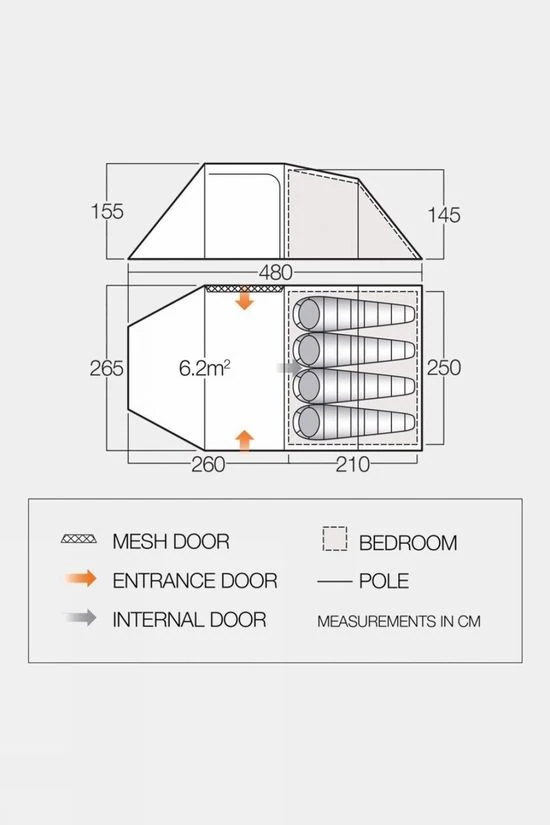 Vango Beta 450XL CLR Tent - Image 3