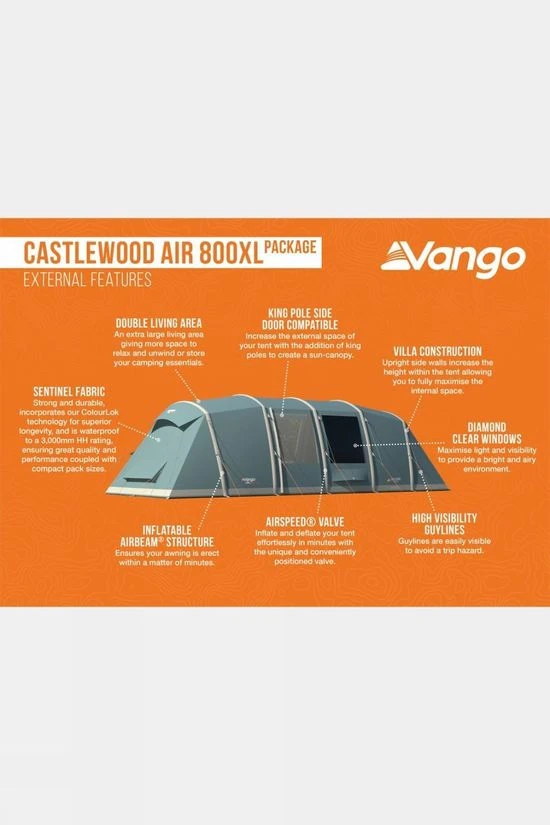 Vango Castlewood Air 800XL Tent Package - Image 7