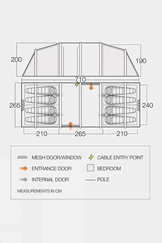 Vango Castlewood Air 800XL Tent Package - Image 3