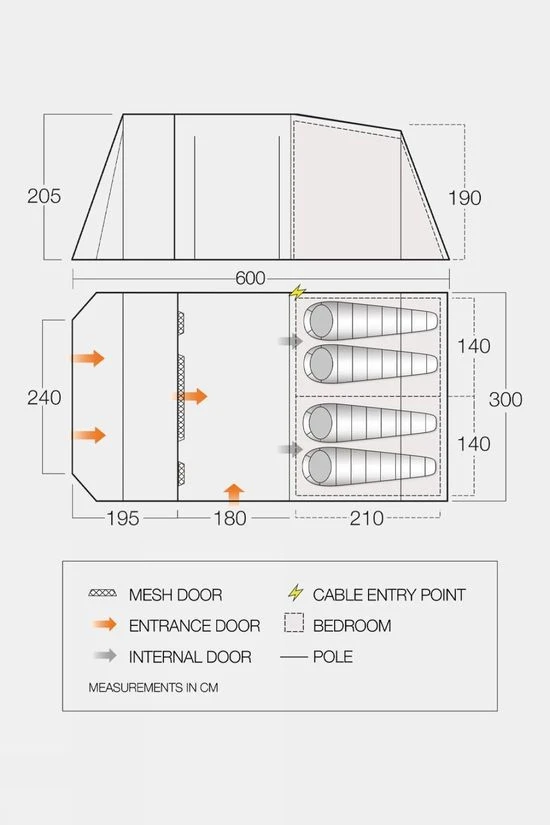 Vango Lismore 450 Tent Package - Image 7