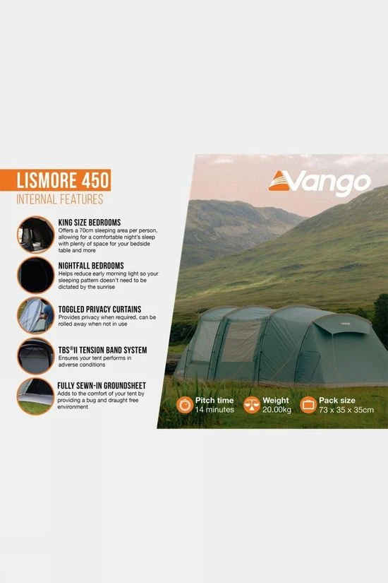 Vango Lismore 450 Tent Package - Image 6