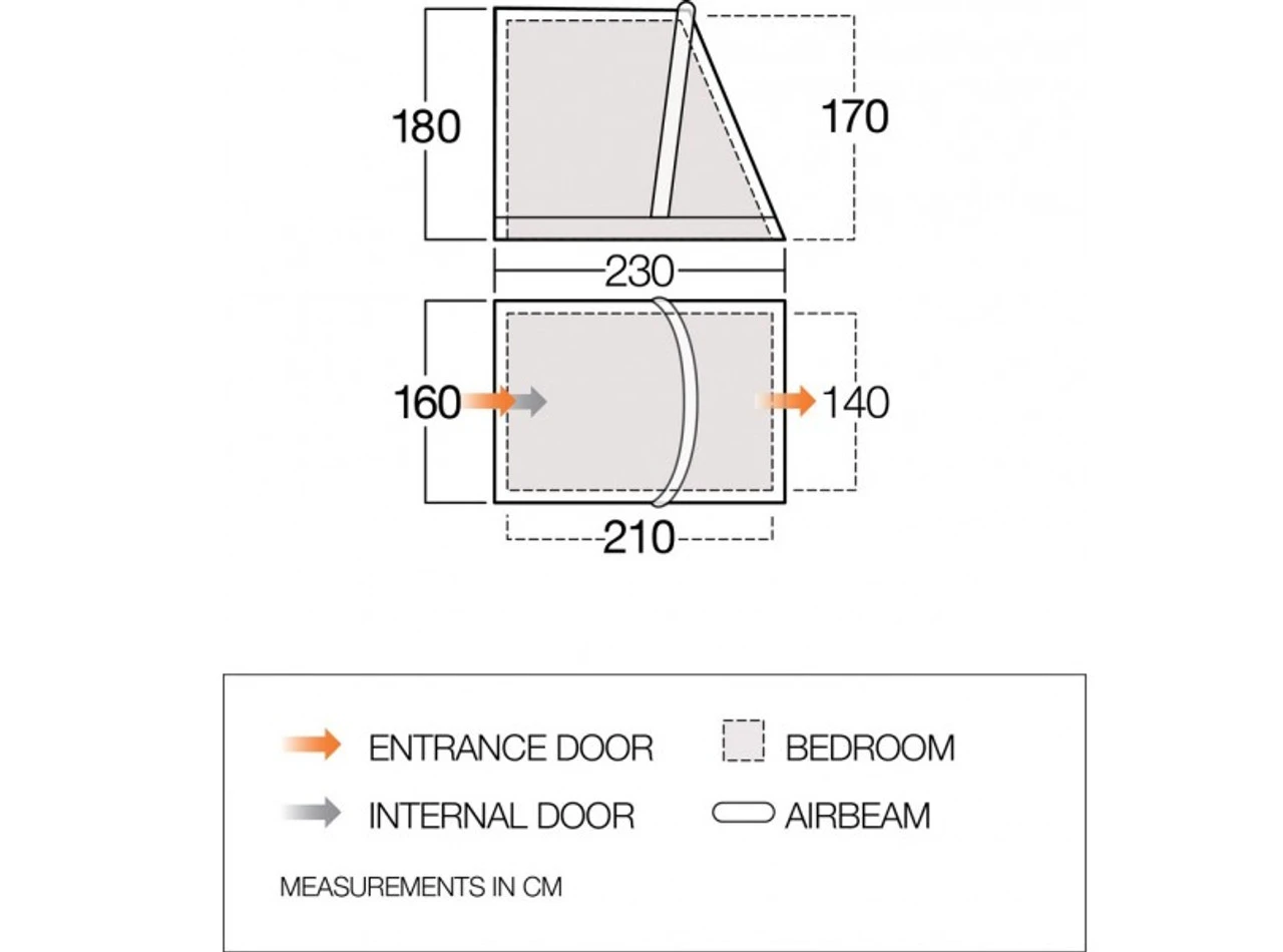 Vango Tall Annex Elements Shield - Balletto - Image 4